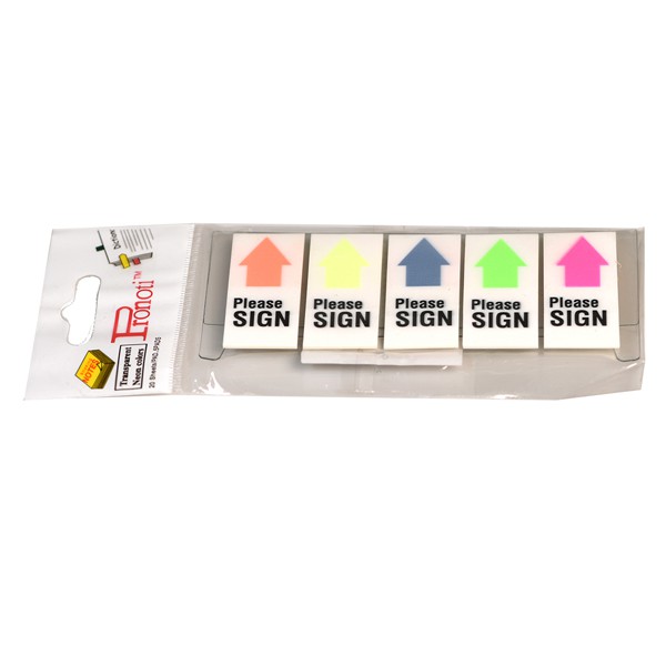 GIẤY PHÂN TRANG NHỰA MŨI TÊN PLEASE SIGN | Shopee Việt Nam