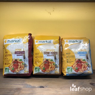 Mì xoắn (nui xoắn) lứt, bán lứt và nui trắng hữu cơ Markal 500g