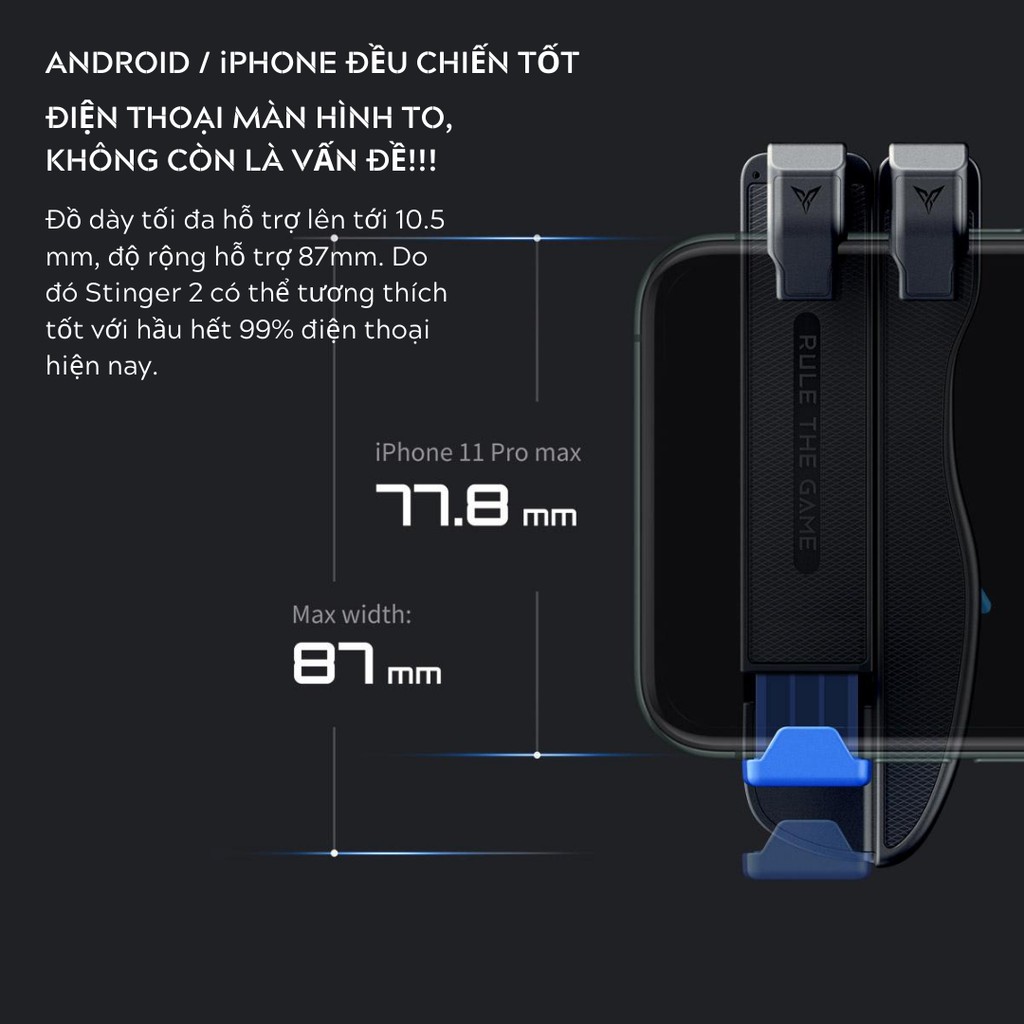 Flydigi Stinger 2 (Shadow Trick) | Nút bắn chơi game FPS | BigBuy360 - bigbuy360.vn