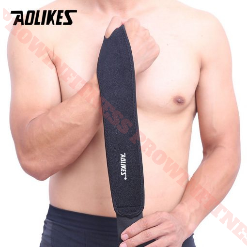 Ảnh Đai cuốn cổ tay tập gym thể thao Aolikes hỗ trợ các bài tập tạ tập tay 3
