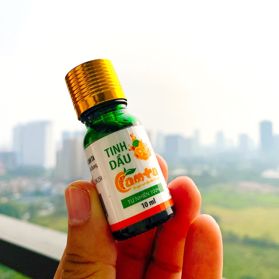 Tinh Dầu Cam 100% Tự Nhiên Không Chất Tạo Hương, Kích Mùi. Dùng Thơm Phòng, Treo Xe OtO Lọ 10ml