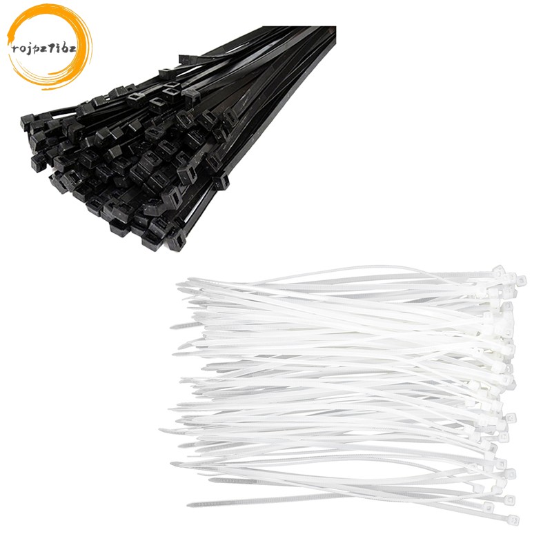 Dây buộc cáp Dây buộc cáp / Dây buộc Zip Màu sắc: trắng Kích thước: 140 mm x 2,5 mm 50 chiếc
