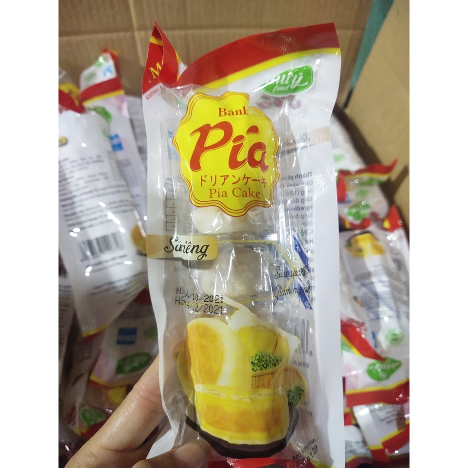 Bánh pía sầu riêng mini nhân chay gói 100gr 5 cái | Shopee Việt Nam