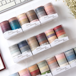 Set 10 Băng Dính Watashi Tape Trang Trí Sổ Vở, Bullet Journal, Sổ Planner - Thỏ Hồng VPP