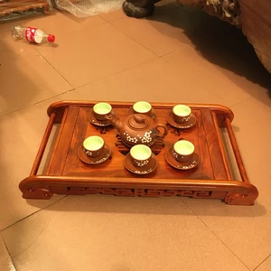 Khay trà gỗ hương