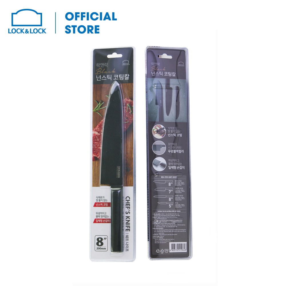Dao nhà bếp Chef's Knife dài 330 mm, bằng thép không gỉ, hiệu Lock&Lock ...