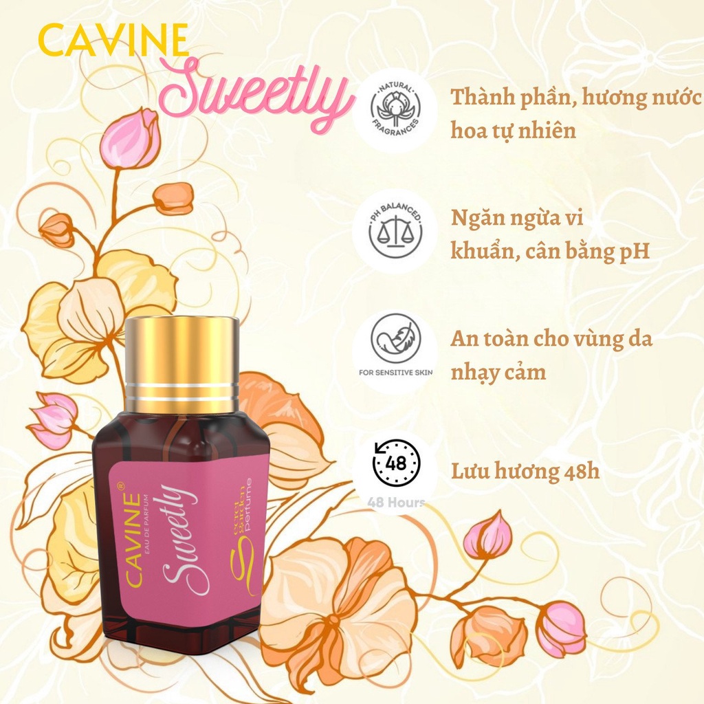 nước hoa vùng kín CAVINE 8ml