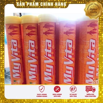 [Chính hãng] Viên Sủi Bổ Sung Vitamin C Myvita Vitamin C Vị Cam [Tuýp 20 Viên] Tăng Cường Sức Đề Kháng Cho Cơ Thể C sủi