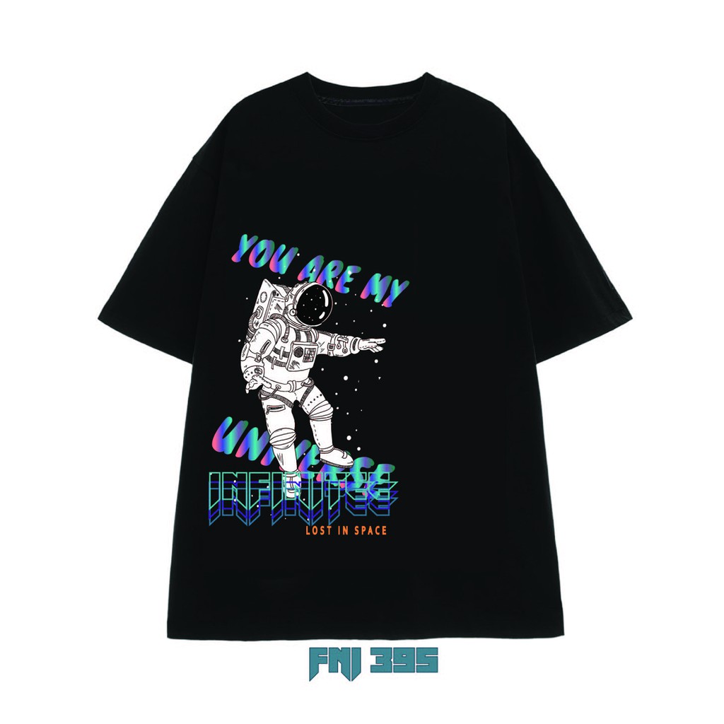 Áo thun INFINITEE Fni0395, Thun 100% Cotton - form rộng Unisex.