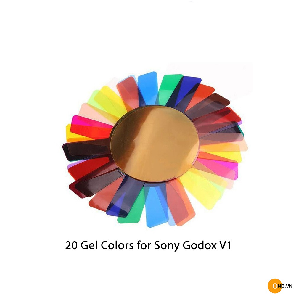 Godox V1 Bộ Gel 20 màu khi đánh đèn studio Shopee Việt Nam