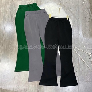 [7 MÀU] Quần Dài Nữ Ống Loe cao cấp CÓ TÚI From Chuẩn Hack Dáng - Quần Cạp Cao Ống Xoè size M L 38-68kg TUEANHSHOP