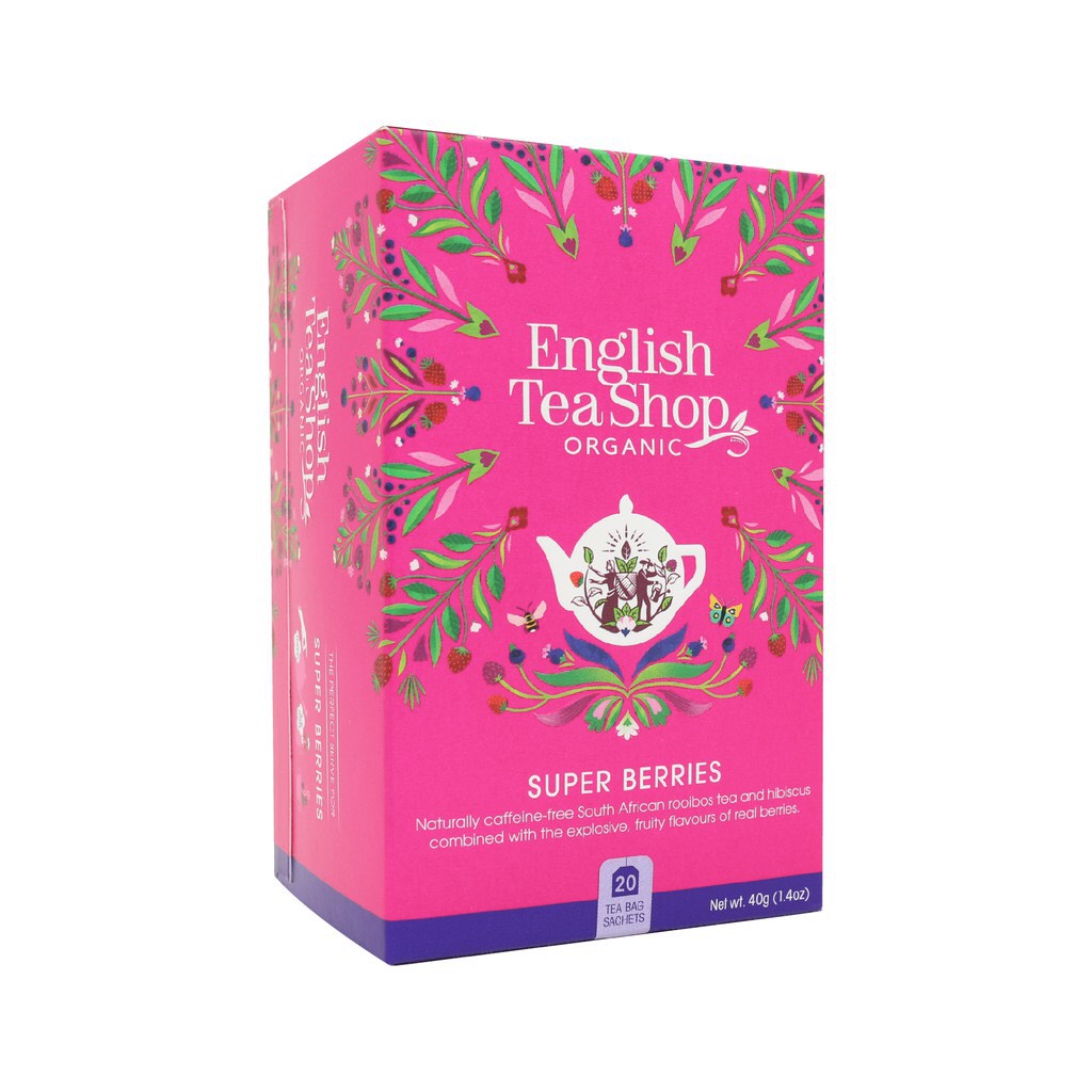 Trà Organic Super Berries Hiệu English Tea Shop Loại 20 Gói HSD 2027 ...