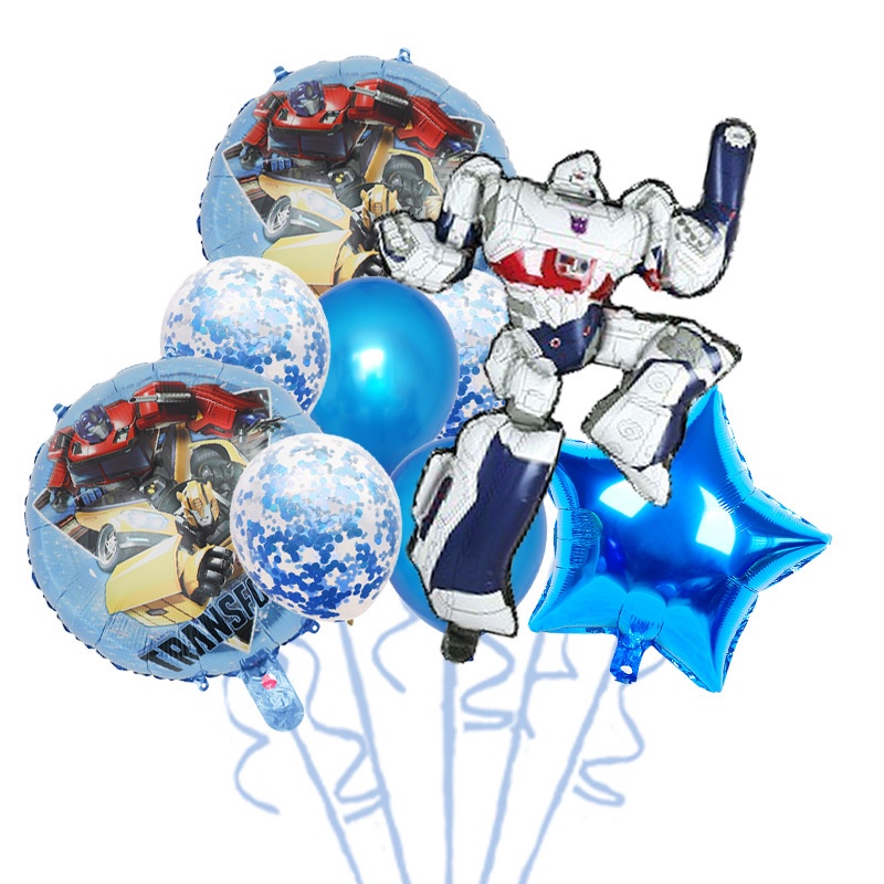 ST2 Transformers Optimus Prime Bumblebee Phim Hoạt Hình Lá Bóng Bộ Đồ Chơi Trẻ Em Tiệc Sinh Nhật Chủ Đề Trang Trí TS2
