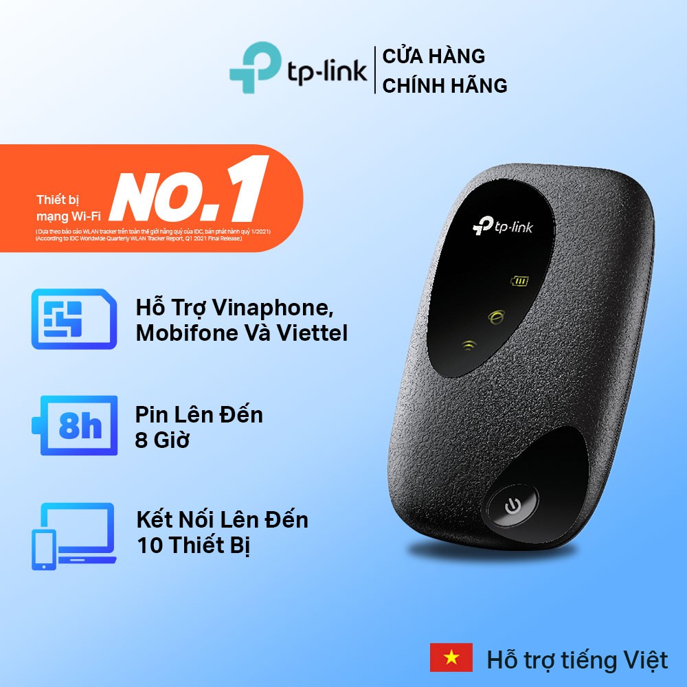 Bộ Phát Wifi Di Động TP-Link M7000 / M7200 3G/4G LTE 150Mbps Pin sạc 2000mAh