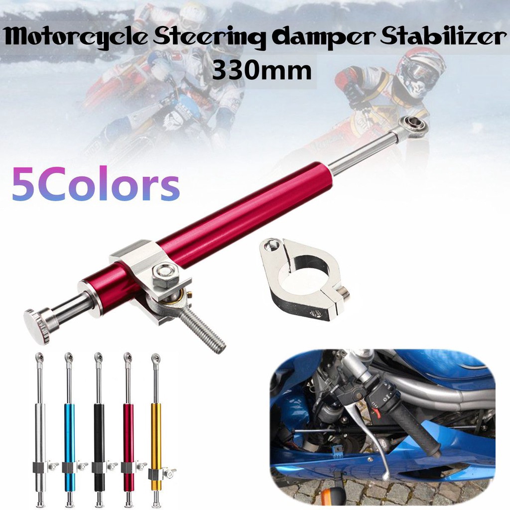 Mm Aluminum Steering Damper Motorcycle Universal Stabilizer Linear Multicolor Shopee Vi T Nam