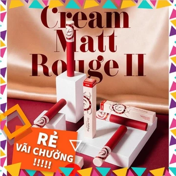 Son kem lì blackrouge cream matt rouge đủ màu từ ver 1 đến ver 2 [CM 01 -> CM12] [Có sẵn]