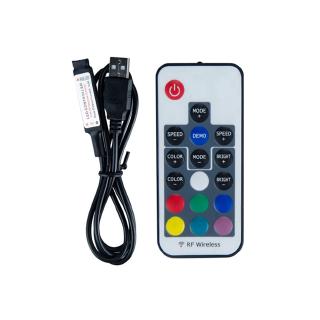 Dải đèn Led RGB USB Led Strip IR RF Bộ điều khiển từ xa 17Key 24 Key 3528 5050 2835