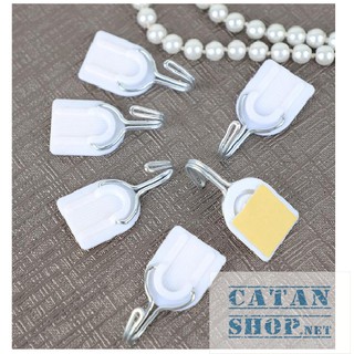 Bộ 6 Móc Treo Khóa Dán Tường ,Vỉ 6 Móc Dán Tường Treo Đồ Dùng Siêu Dính-GD324-Vi6Moc