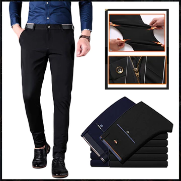 [Chất lượng cao và dễ mặc] Quần phương Tây nam M-8XL công sở quần tây nam thông thường mỏng có độ bền cao chống nhăn quần thường ngày mỏng nam trẻ Hàn Quốc w