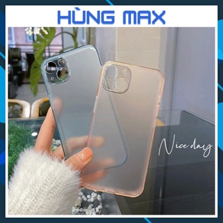 Ốp lưng X&M lưng kính nhám mờ viền mềm chống sốc cho IP 12promax/13/13pro/13promax