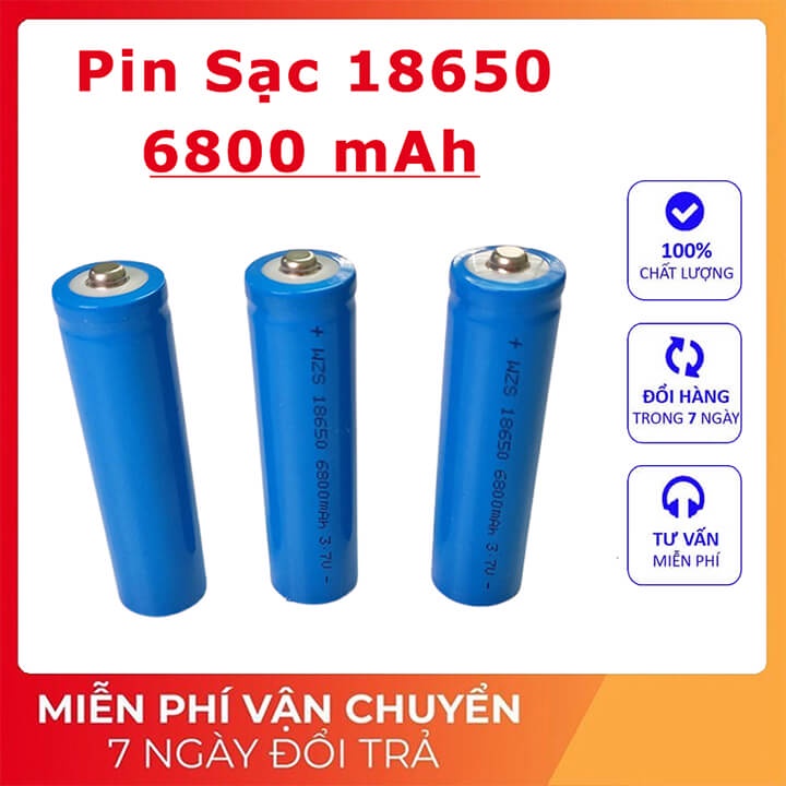 Pin s c 18650 6800mah 3 7v d ng x cao d ng cho c c thi t b i n n