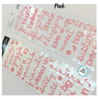 STICKER CHỮ KIM TUYẾN