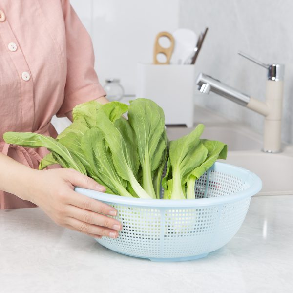 Rổ tròn đa năng không giòn gãy, chịu nhiệt độ cao inochi. GIAO MÀU NGẪU NHIÊN