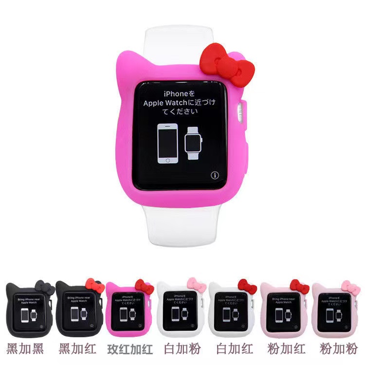 Vỏ Silicon Mềm Bảo Vệ Cho Đồng Hồ Apple Watch Se 7 6 5 4 3 2 1 41mm 45mm 44mm 40mm 38mm 42mm