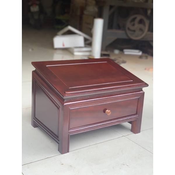 kệ đọc kinh gỗ gõ , hương đá 35x50