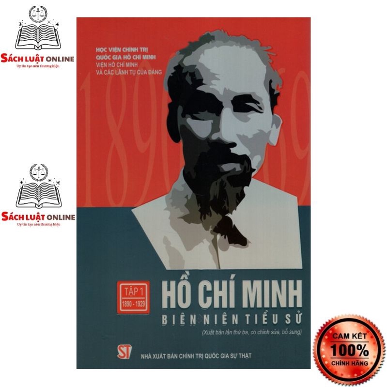 Sách - Hồ Chí Minh biên niên tiểu sử (Trọn bộ 10 tập) Bìa Cứng