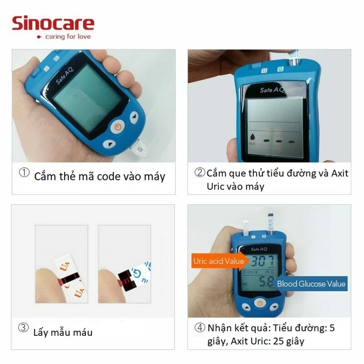 Sinocare Glucose Meter – 5