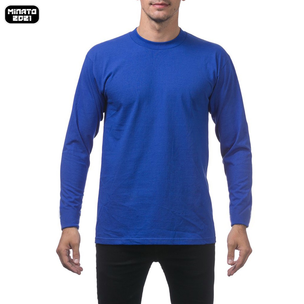 Áo Thun Tay Dài Nam Nữ Unisex Trơn Form Vừa Fit