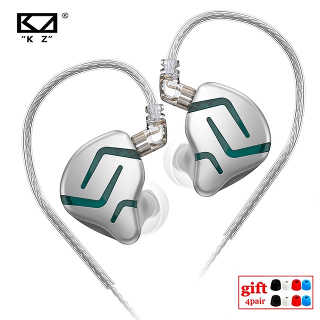 Tai nghe nhét tai KZ ZES nguyên âm tĩnh điện 12mm âm thanh hifi