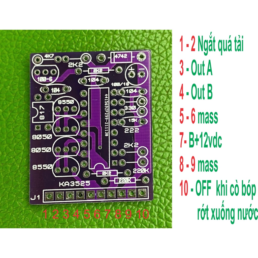 Combo 5 bo PCB bo mạch dao động 3525 có đệm - linh kiện điện tử QUỲNH ...
