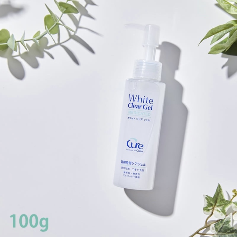 New][Chính hãng] Tẩy da chết Cure White Clear Gel mẫu mới cho da mụn,nhạy  cảm | Shopee Việt Nam