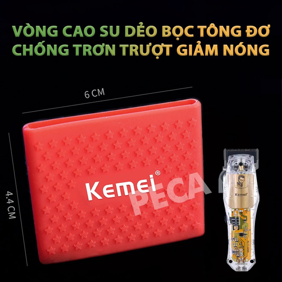 Mô tả Tông đơ cắt tóc chuyên nghiệp Kemei KM-NG203 sạc nhanh USB công suất mạnh có thể dùng cạo tóc/ fade tóc- Hàng chính hãng - 11