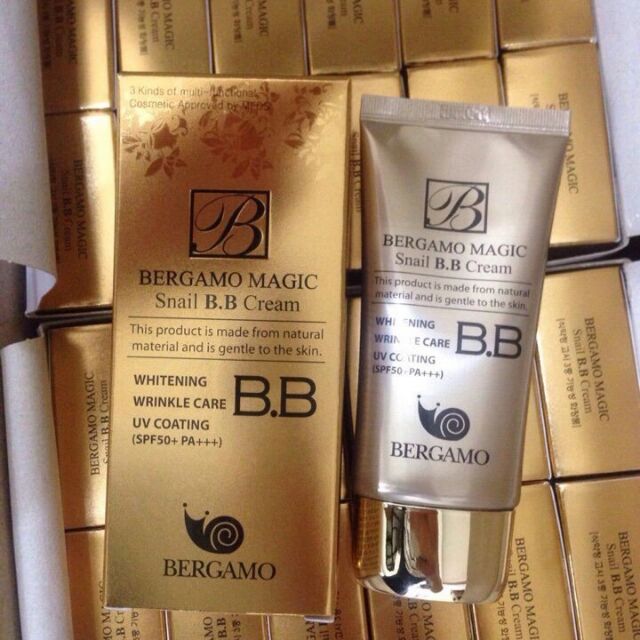 Kem nền chống nắng BB cream tinh chất từ ốc sên Bergamo Magic Snail BB ...