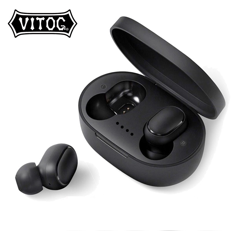 Ảnh Tai nghe không dây VITOG Bluetooth 5.0 A6S Tws với hộp sạc điện thoại di động Xiaomi 1
