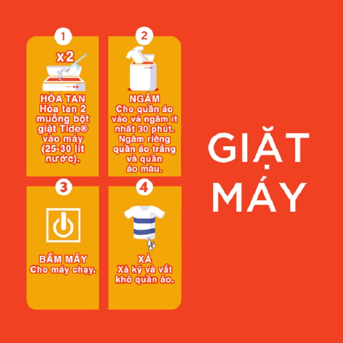 Mô tả Bột giặt TIDE Hương Downy Quần Áo Trắng Sáng Túi 3.6KG/3.8KG - 3