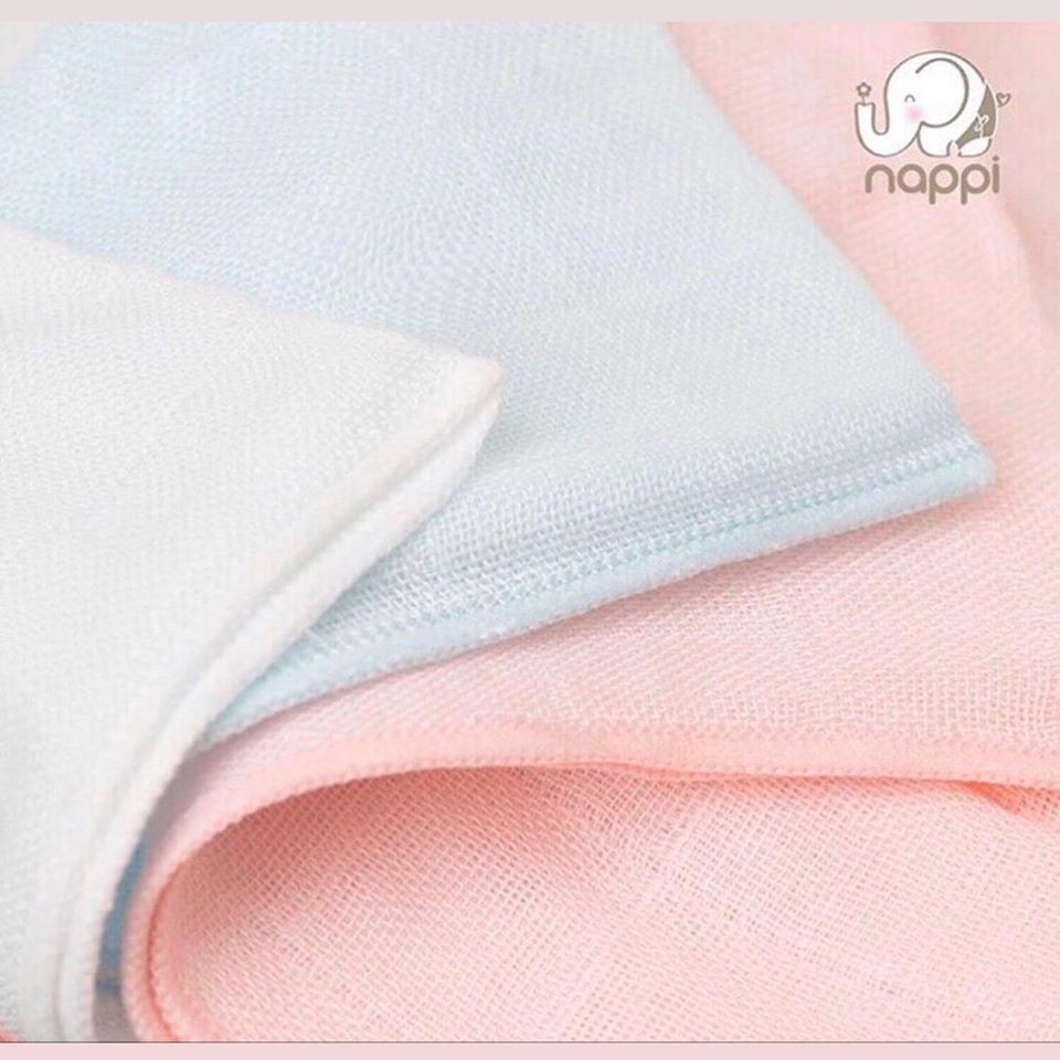 Ảnh Khăn Sợi Tre Đa năng Nappi Organic Mềm Mịn Siêu Thấm Hút Kích Thước 120x120cm 4