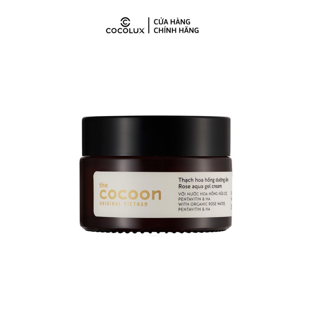 Kem Dưỡng Ẩm Dạng Thạch Hoa Hồng Cocoon 30ml