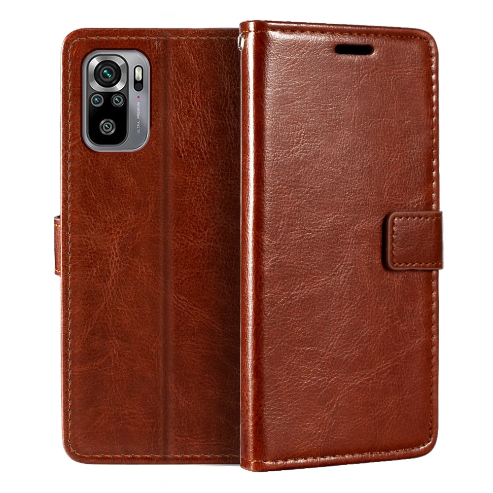 Ốp Lật Cho Xiaomi Redmi Note 10 Pro Max 10S Redmi 10 Ốp Lưng Ví Da PU