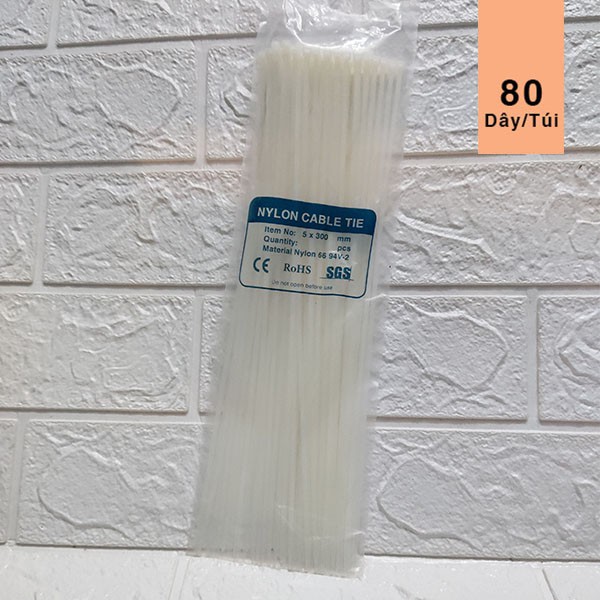 Dây rút cáp nhựa đa năng loại 30 cm x 80 dây | Shopee Việt Nam