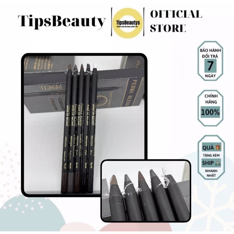 Chì kẻ mày, phẩy sợi Haozhang siêu nét, siêu bám dùng trong phun xăm thẩm mỹ -lavashop