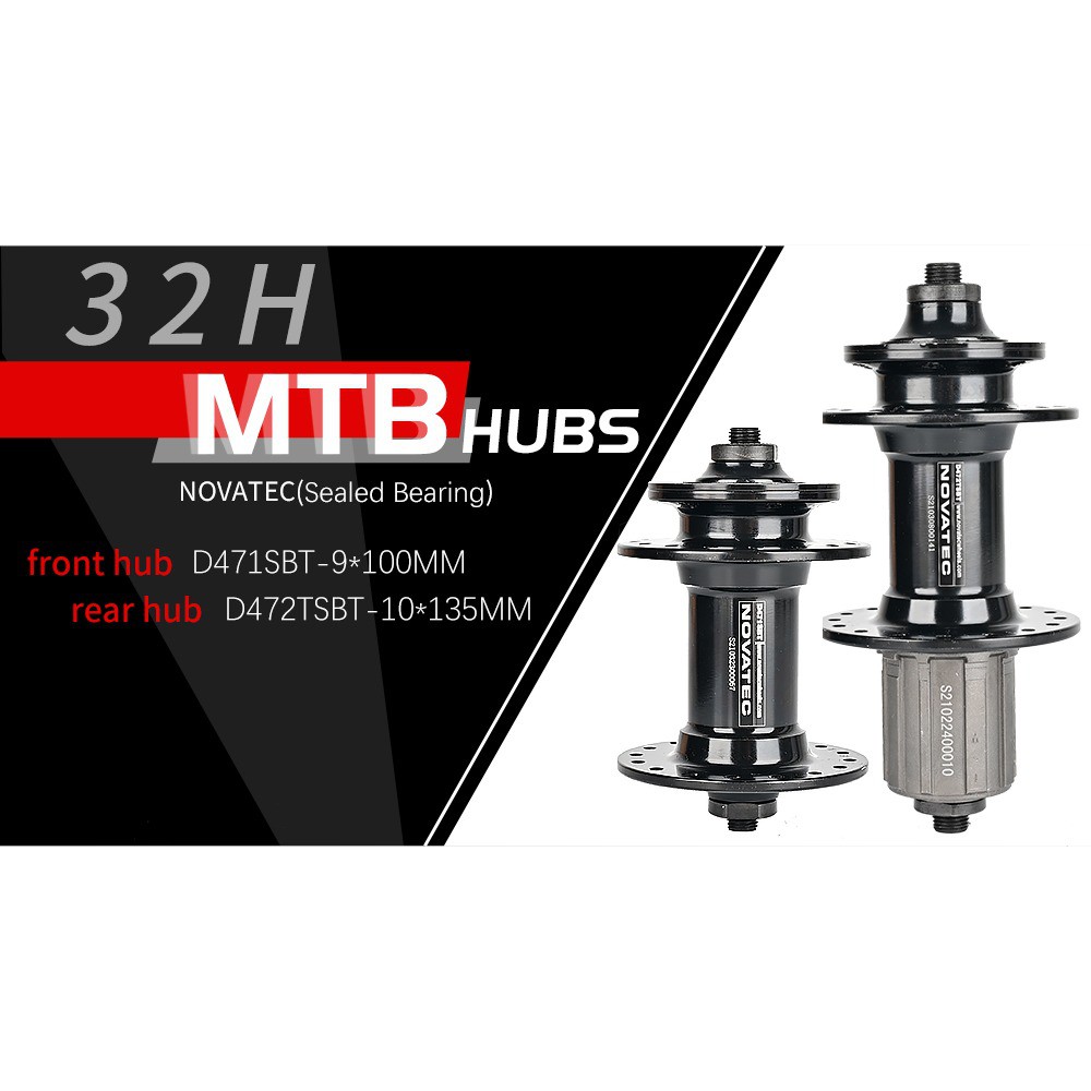 Hub Xe Đạp NOVATEC D471SBT/D472TSBT 32 Lỗ Tương Thích Líp Shimano 8-9 ...