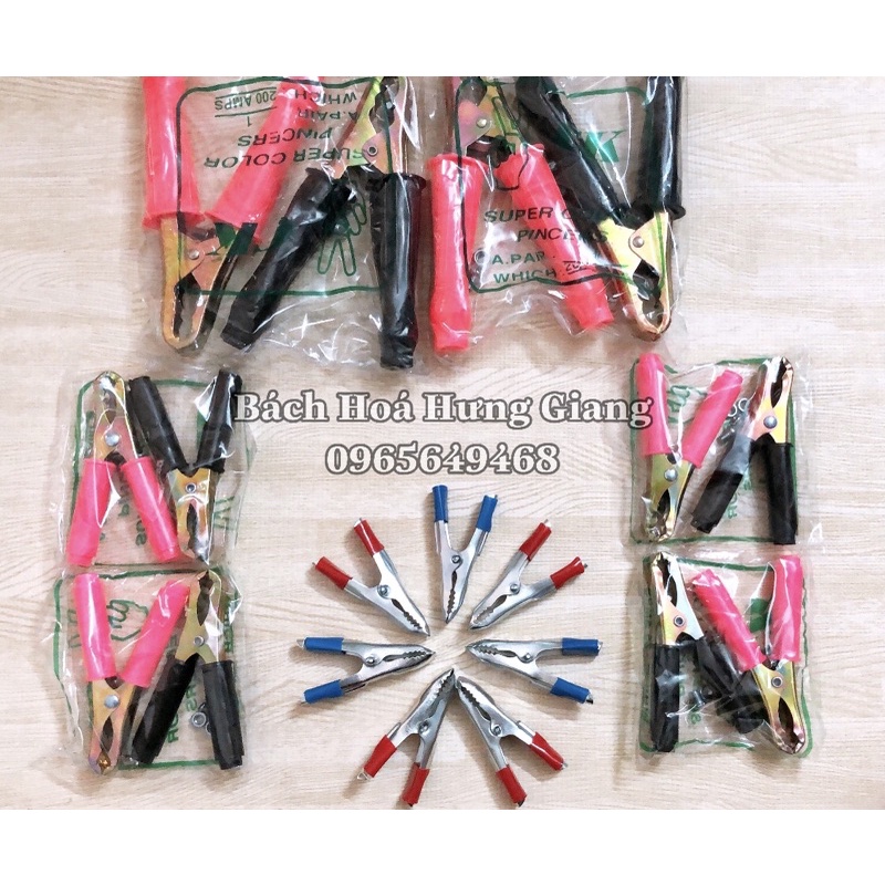 [SIZE 18Cm] Bộ Kẹp Bình Ắc Quy Mạ Đồng Cỡ To Ảnh Tự Chụp