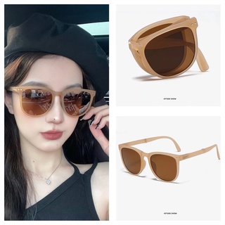 Kính Mát Gấp Mới Kính Thời Trang Di Động Nam Nữ Cùng Kính Mát Du Lịch Kính Che Nắng Chống Tia UV