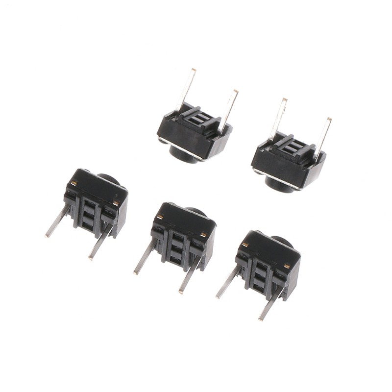 Bộ 100 Công Tắc Nhấn Tạm Thời 6x6x5mm 2 Pin