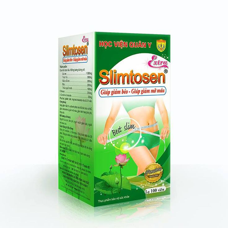 Ảnh Viên Uống Giảm Cân Slimtosen Extra Học Viện Quân Y Việt Nam (100 viên/hộp) 2
