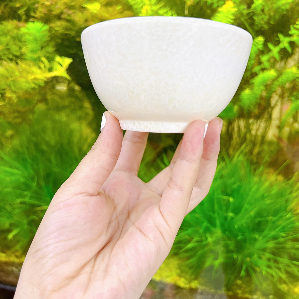 Chén nhỏ nhựa Melamine (CO09)  Vân Đá Trắng -size Ø9 x 5 cm  Chén chè nhỏ